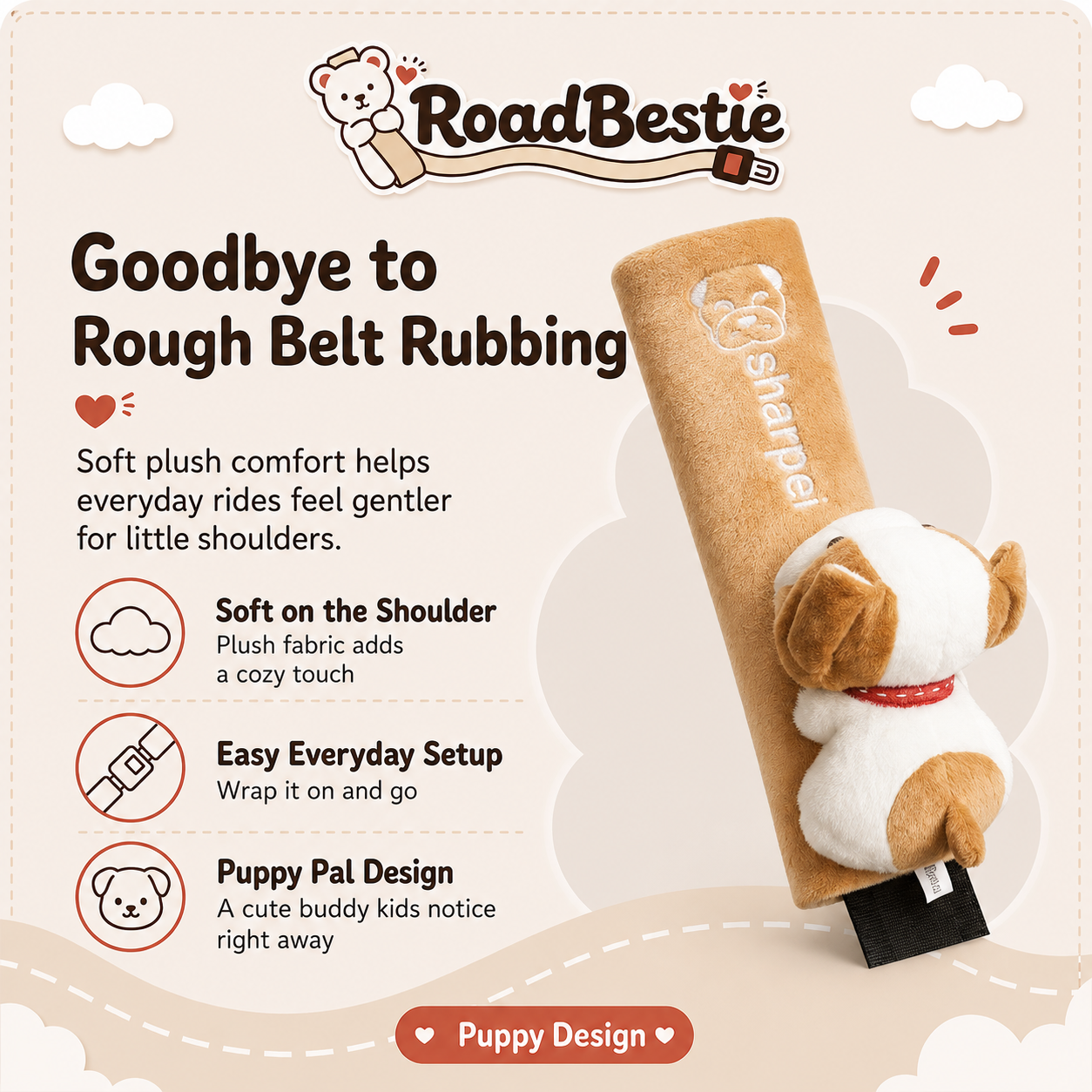 Fundas Universales para el Cinturón de Seguridad de Mascotas