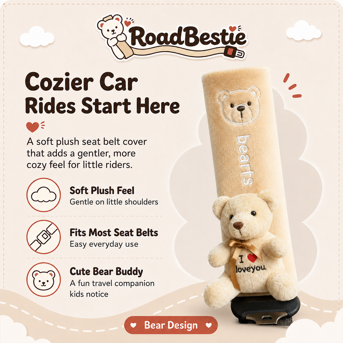 Fundas Universales para el Cinturón de Seguridad de Mascotas